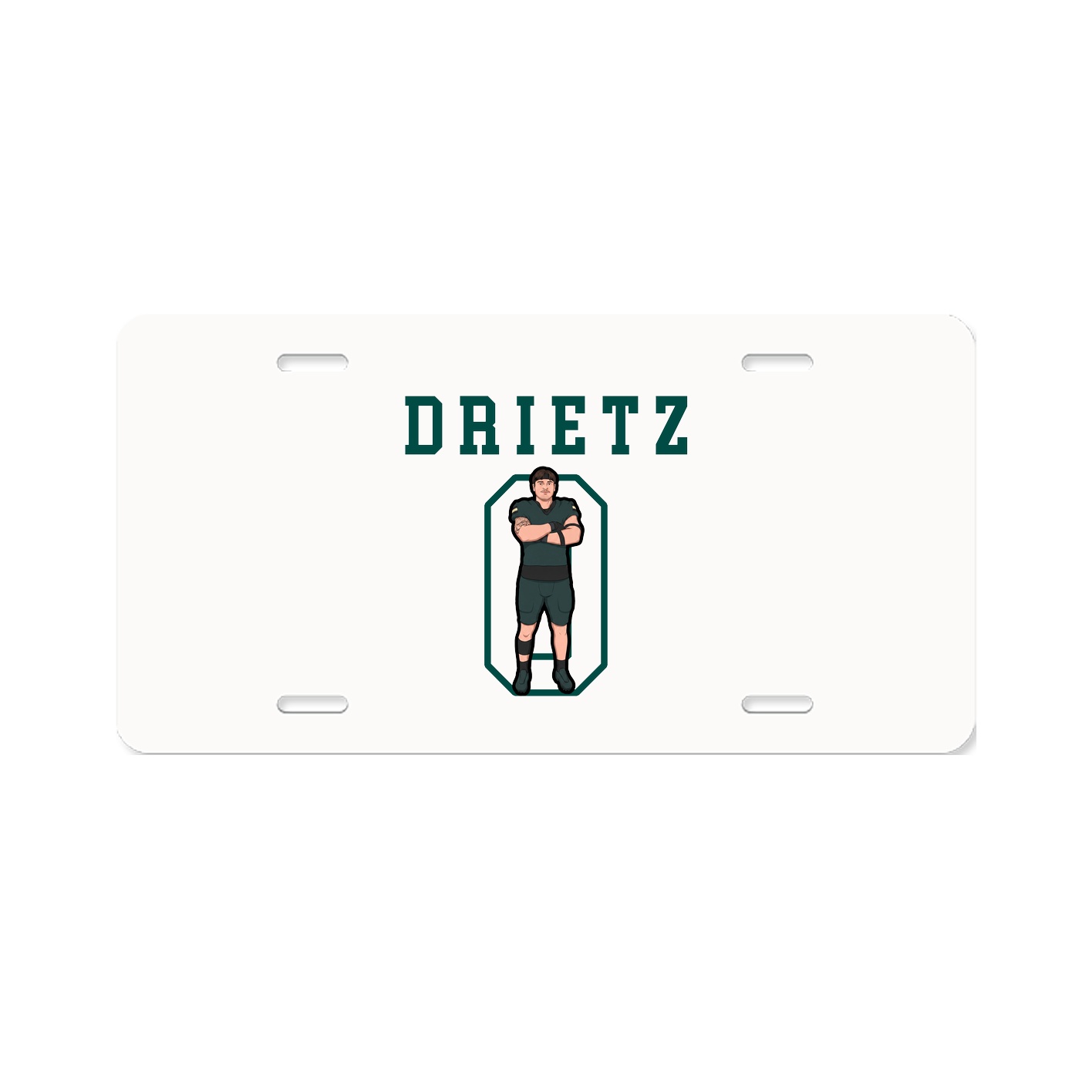 License Plate — Shirsey in Classic