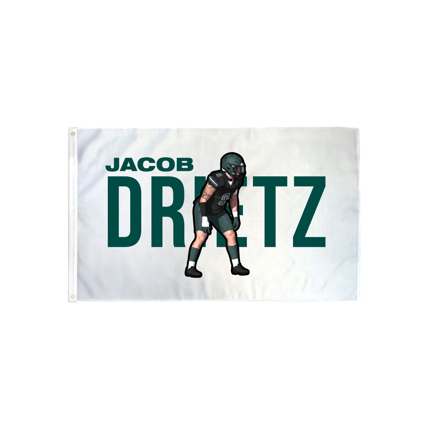 3x5 Flag — Player Name in Classic