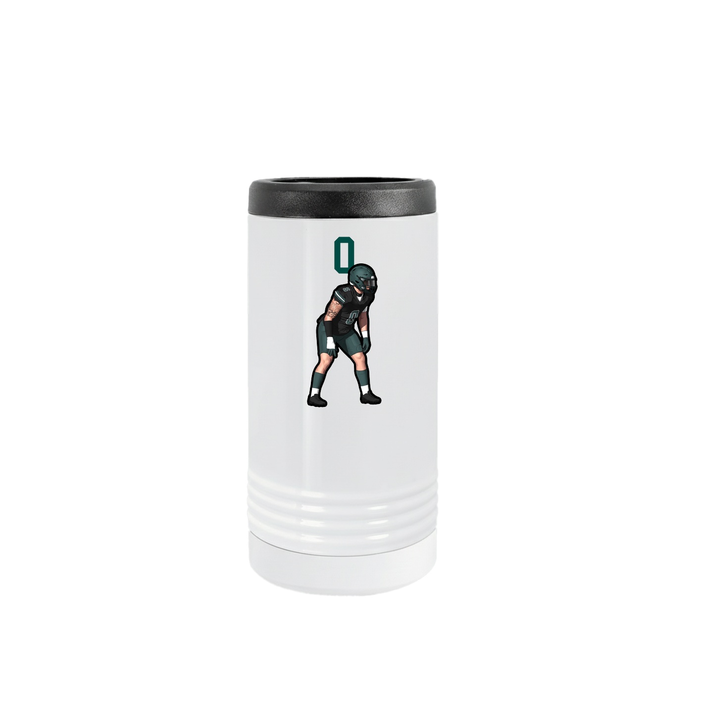 Slim Beverage Holder — Number Top in White