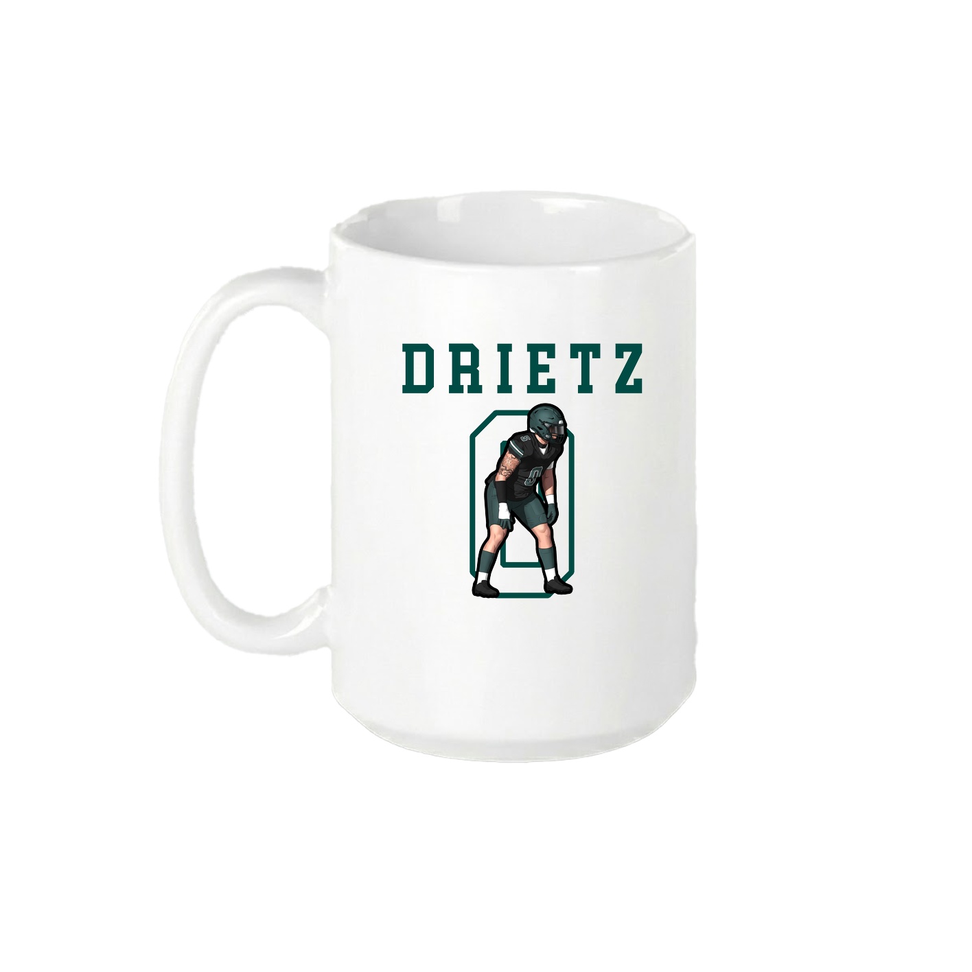 15oz Coffee Mug — Shirsey in White