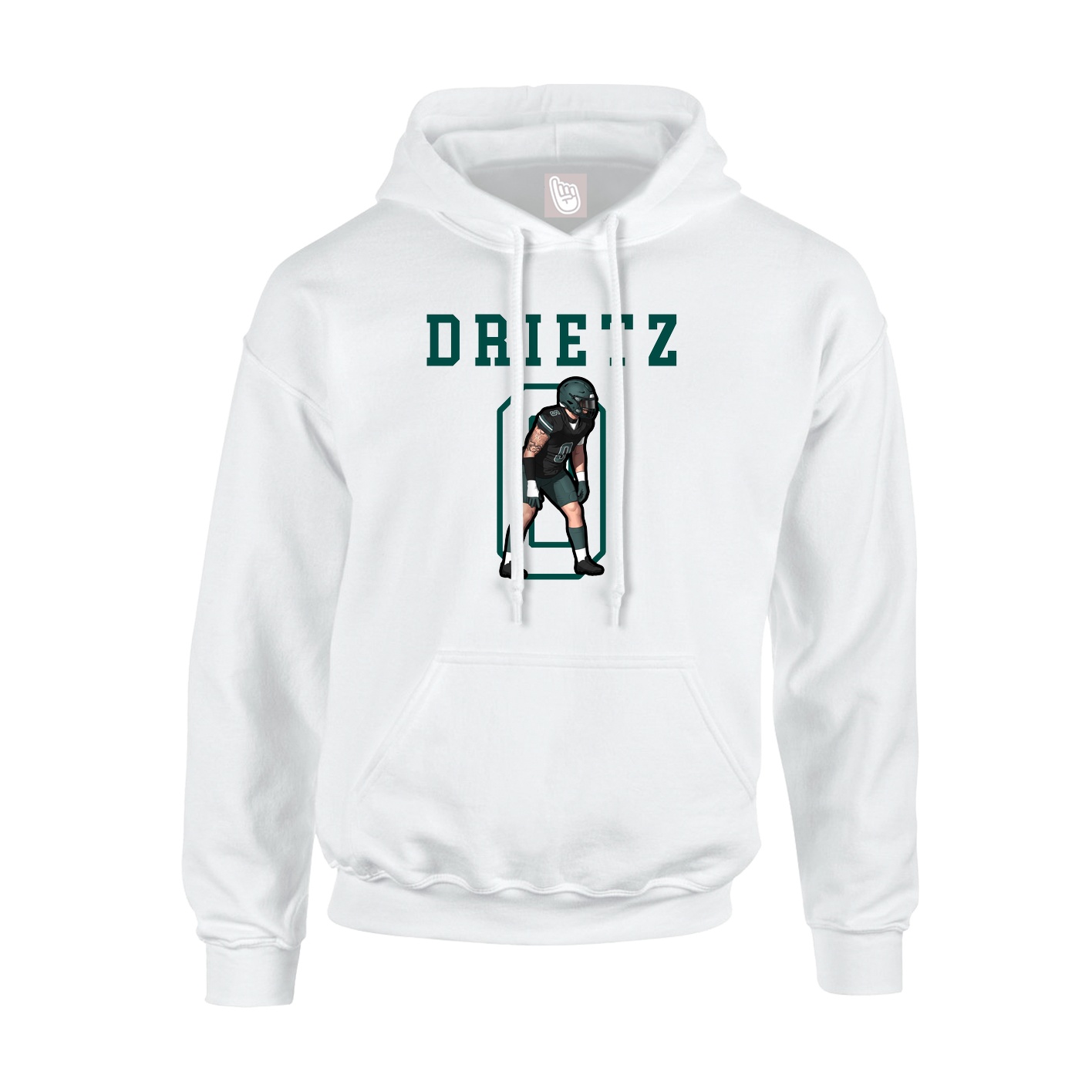 Youth Hoodie — Shirsey in White