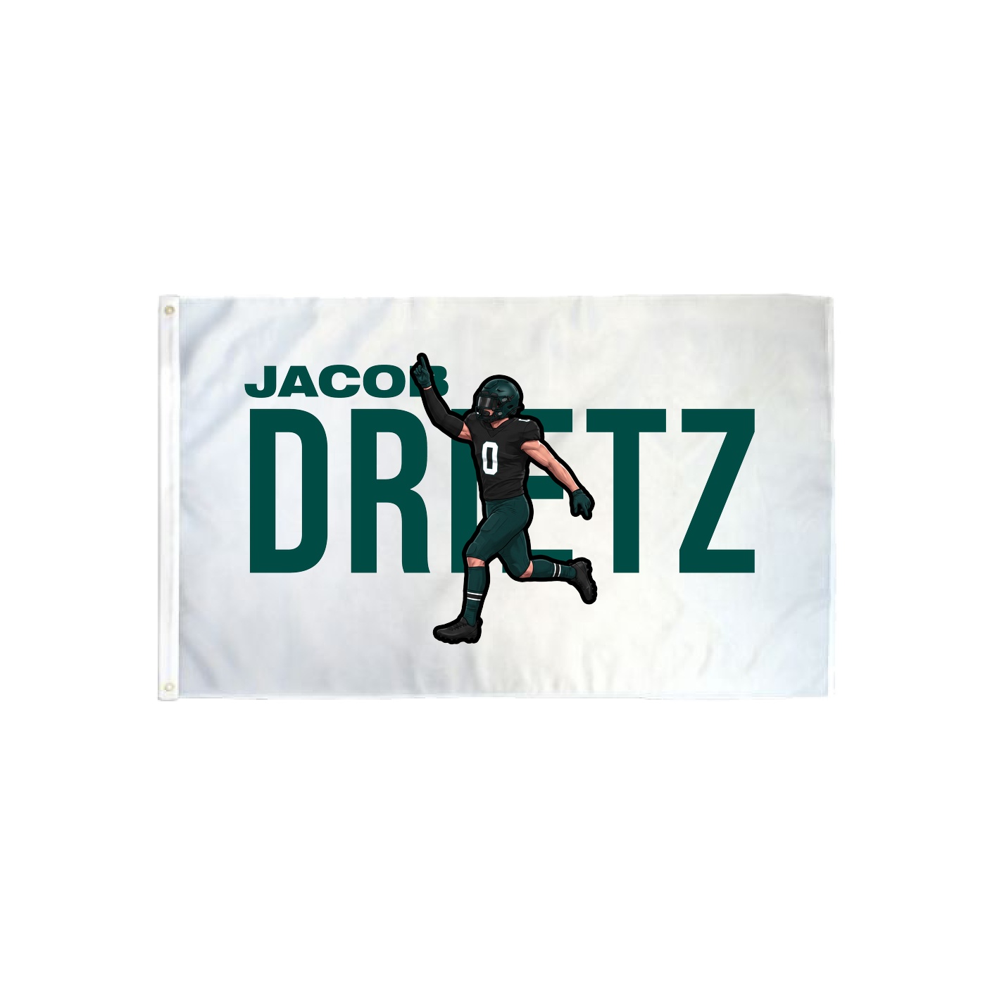 3x5 Flag — Player Name in Classic