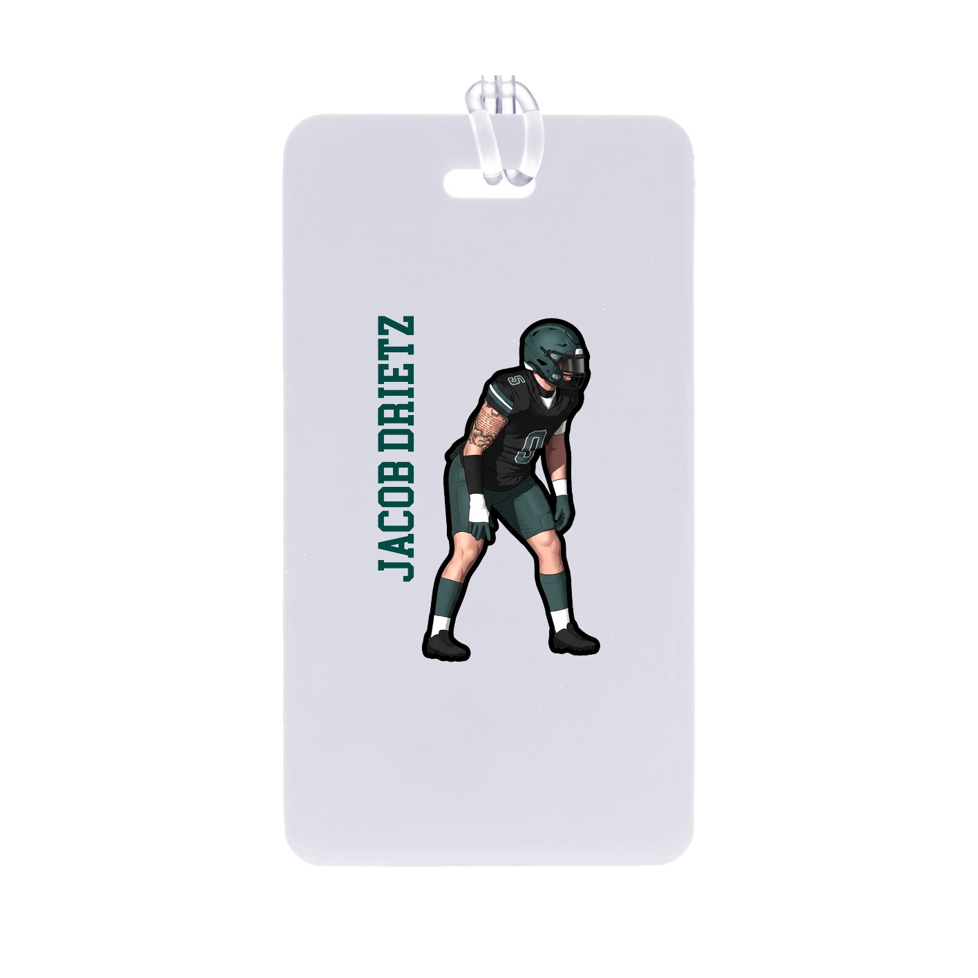 Bag Tag — Name Vertical in Classic