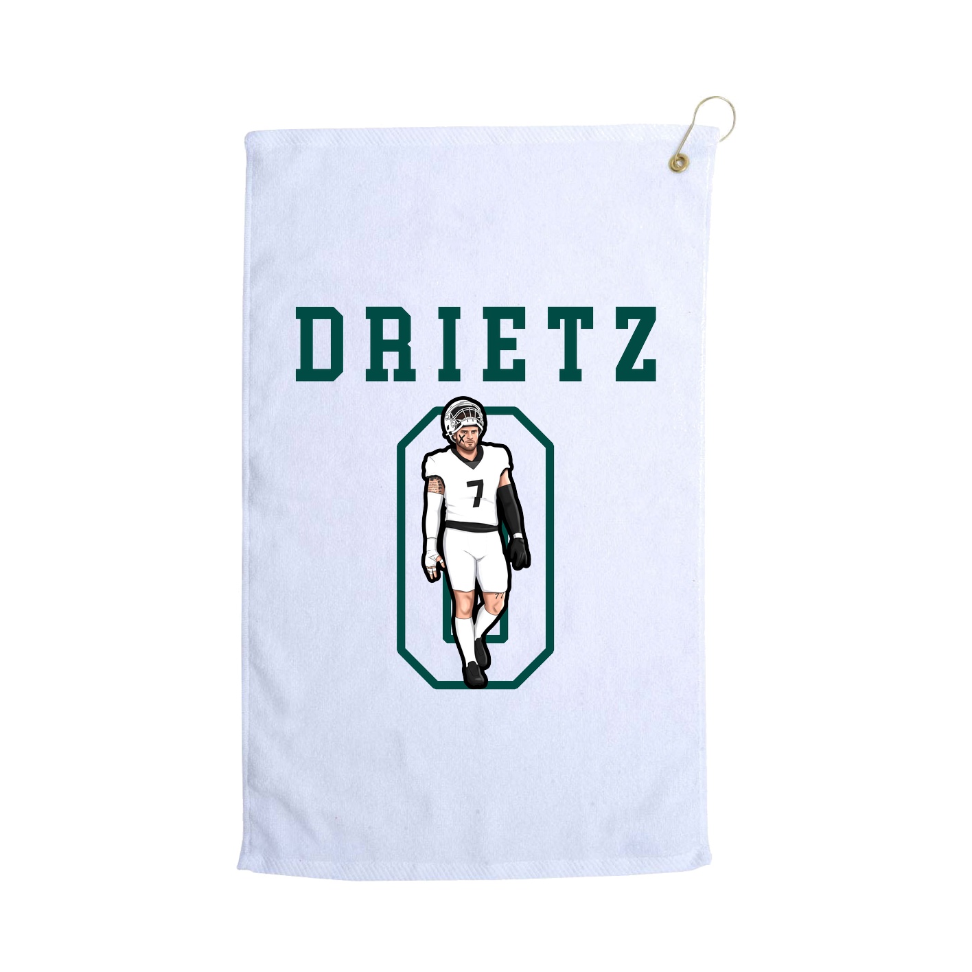 Golf Towel — Shirsey in White