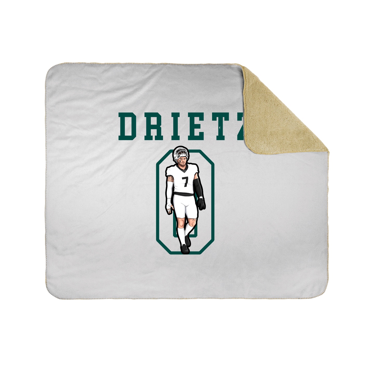 Throw Blanket — Shirsey in White