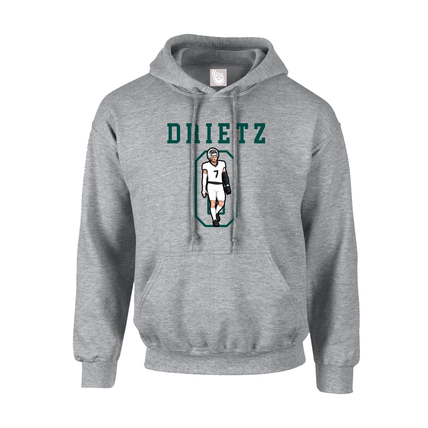 Hoodie — Shirsey in Grey