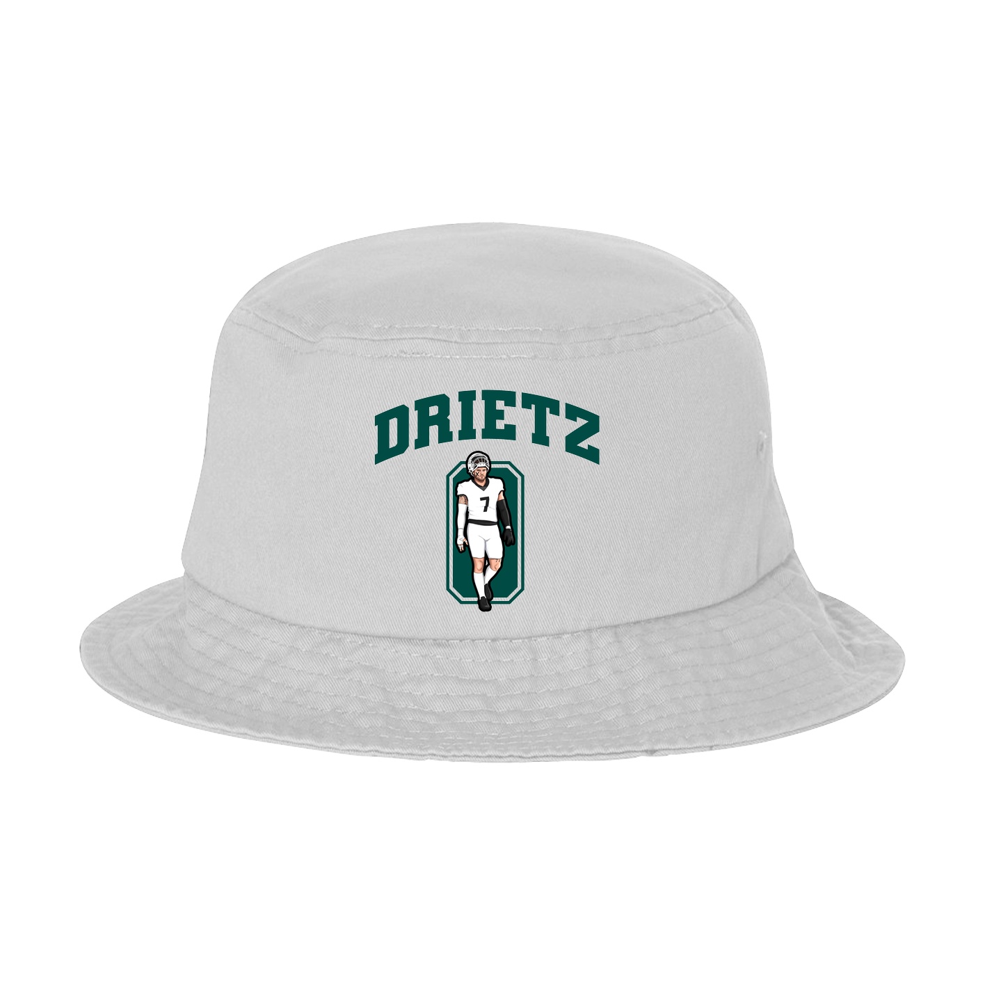 Bucket Cap — Number in White