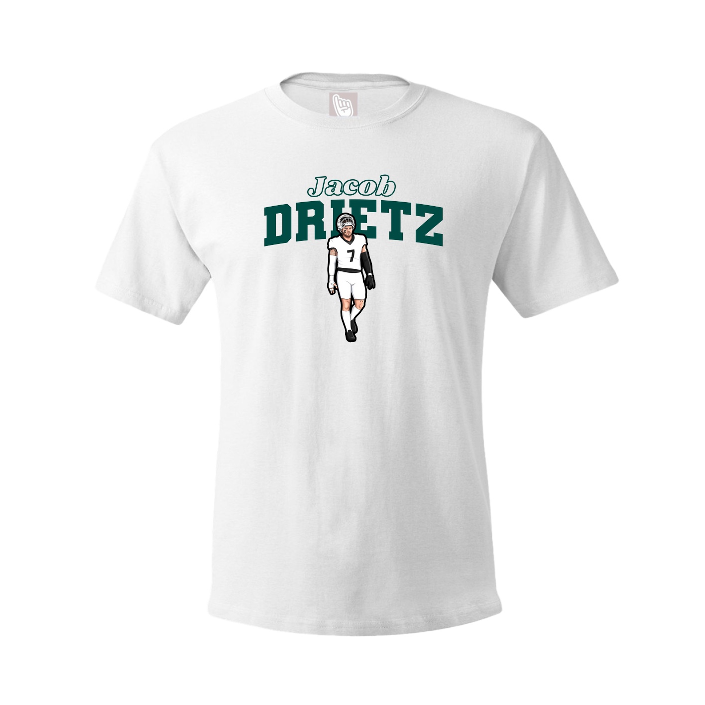Tee — Name Arch in White