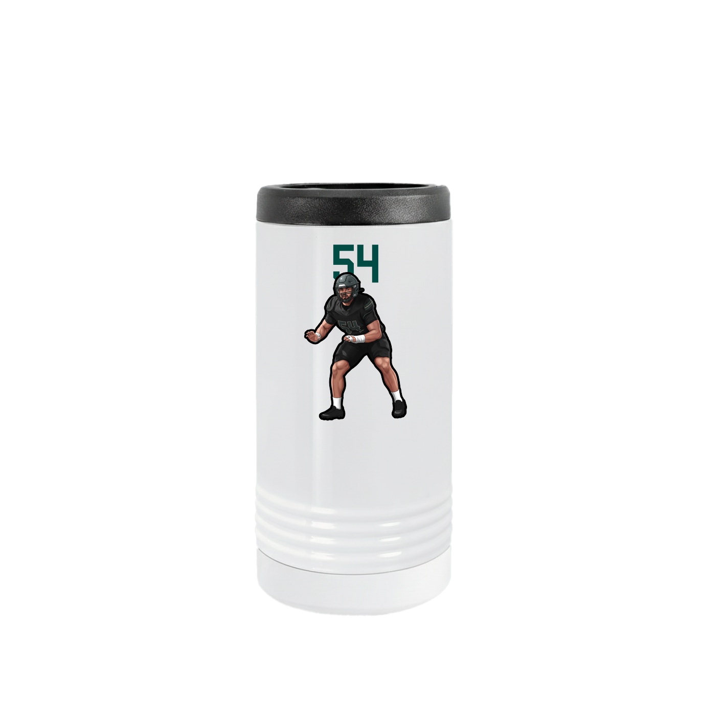 Slim Beverage Holder — Number Top in White