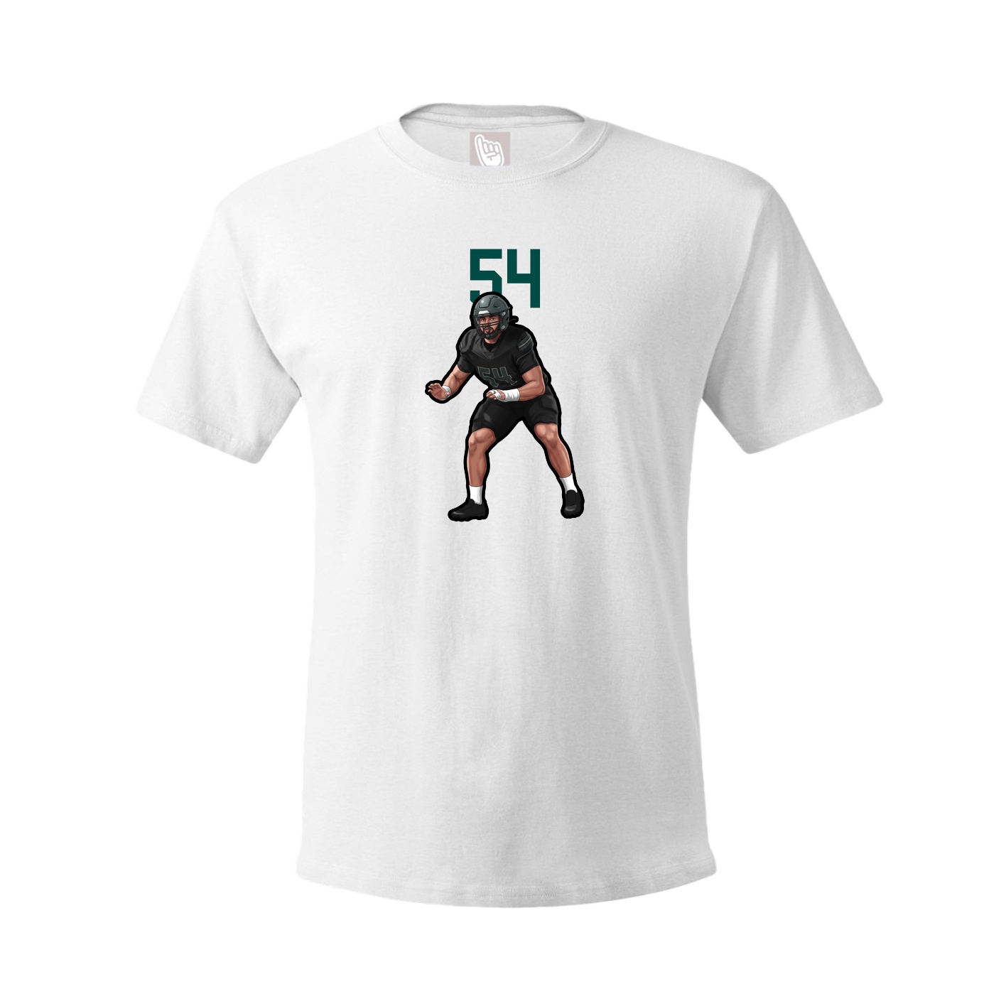 Tee — Number Top in White