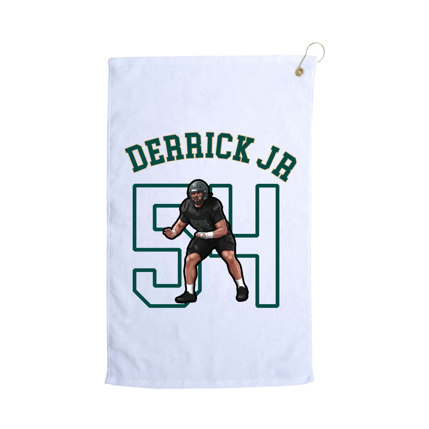Golf Towel — Shirsey Arch in White