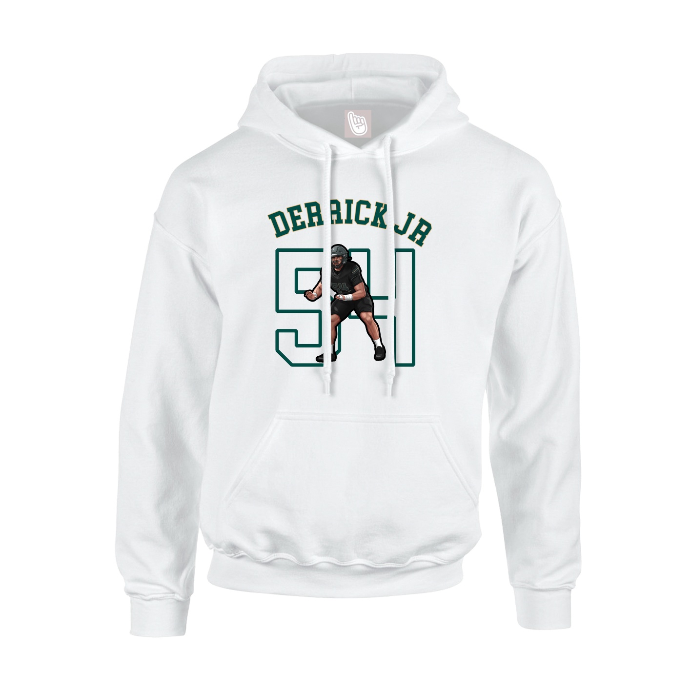 Hoodie — Shirsey Arch in White
