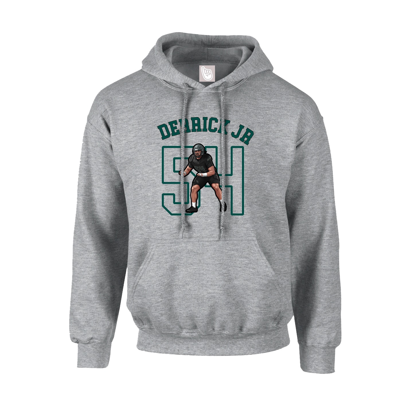 Youth Hoodie — Shirsey Arch in Grey