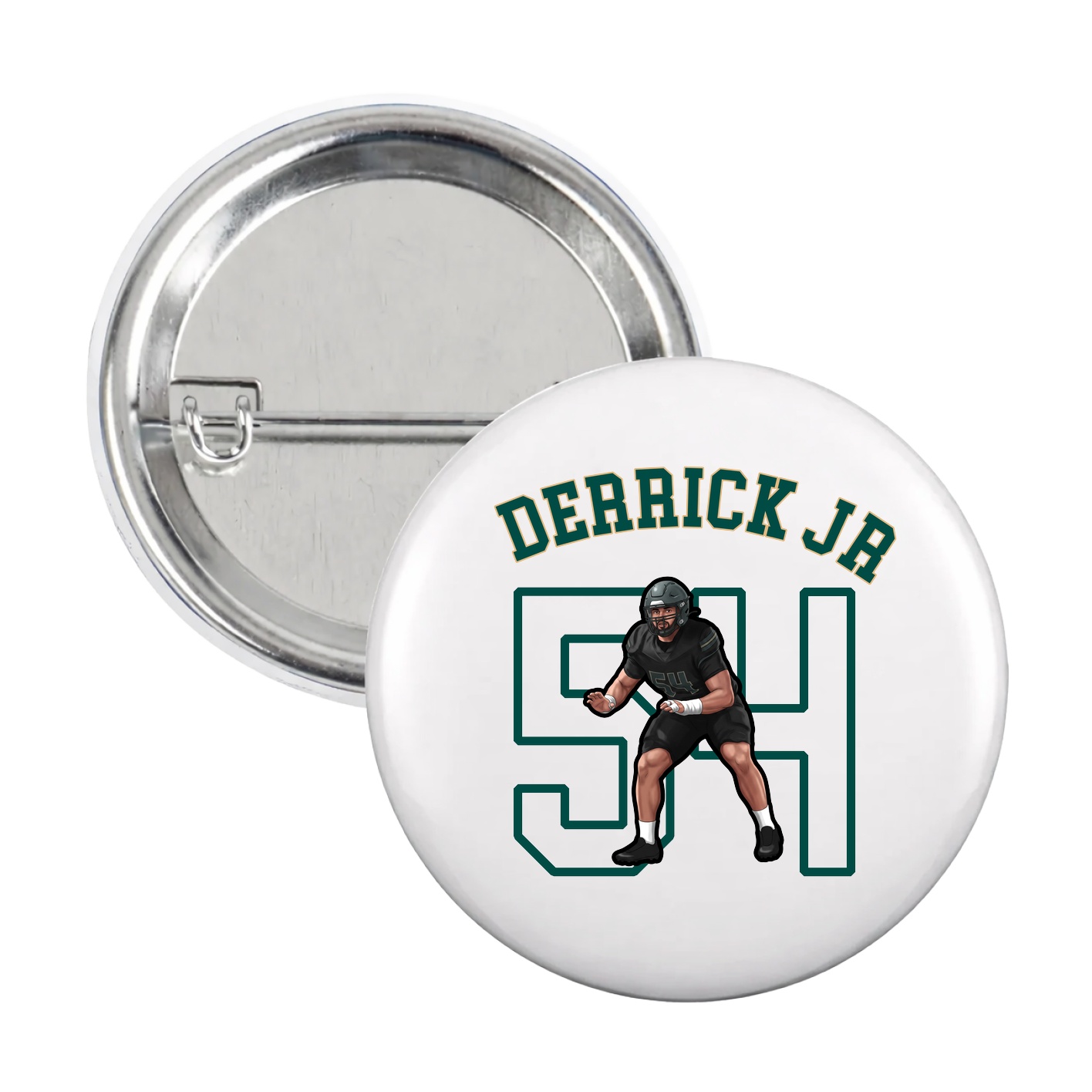 Game Day Button — Shirsey Arch in White