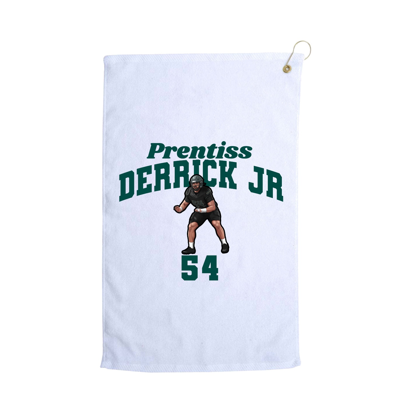 Golf Towel — Signature Arch in White
