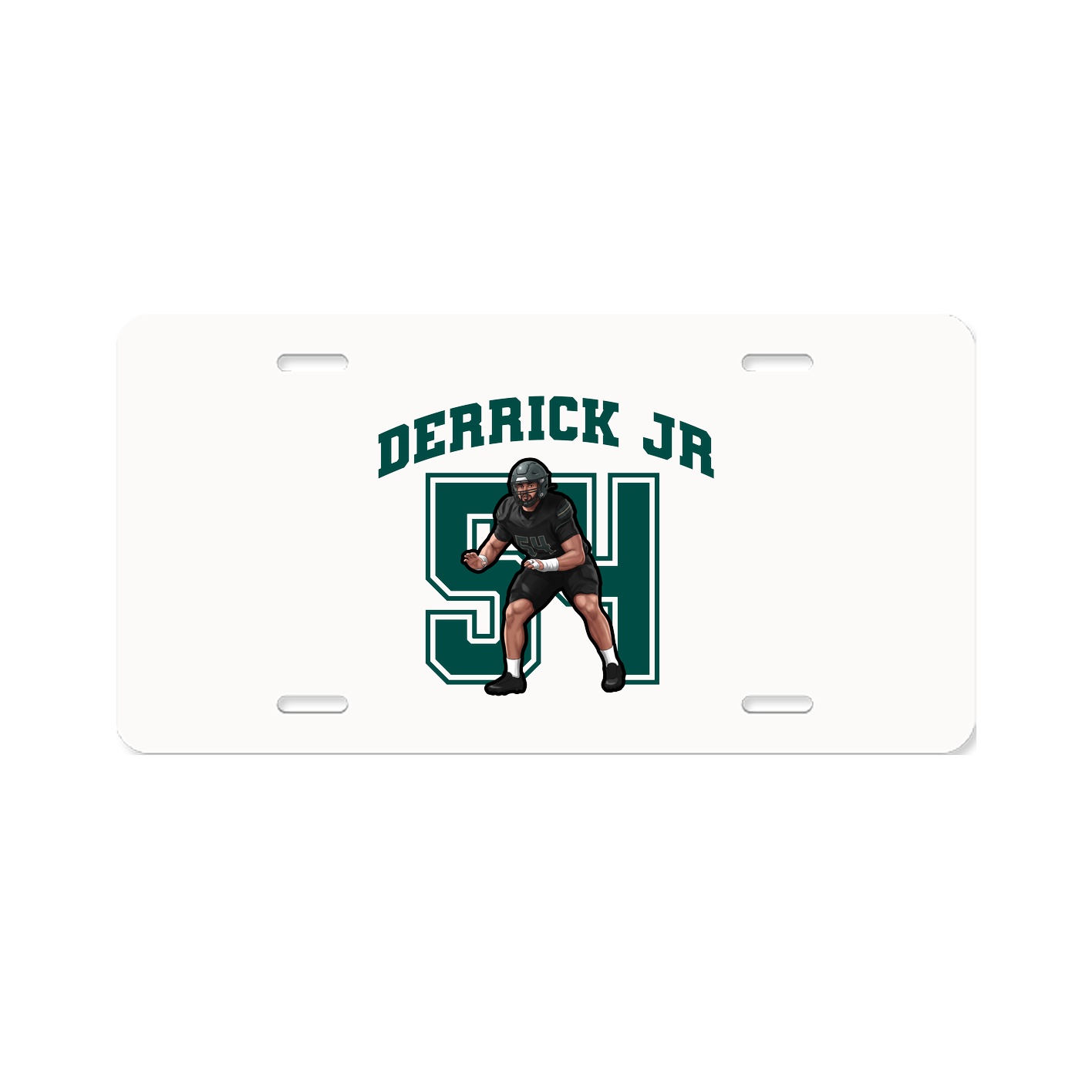 License Plate — Number in Classic
