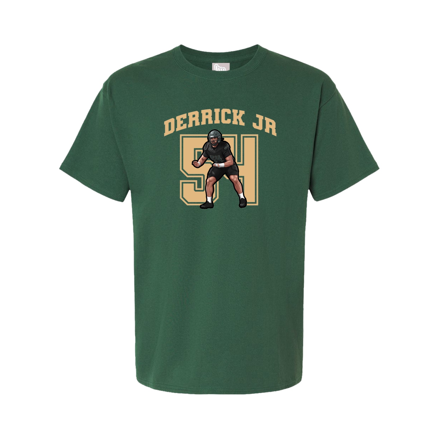Tee — Number in Green