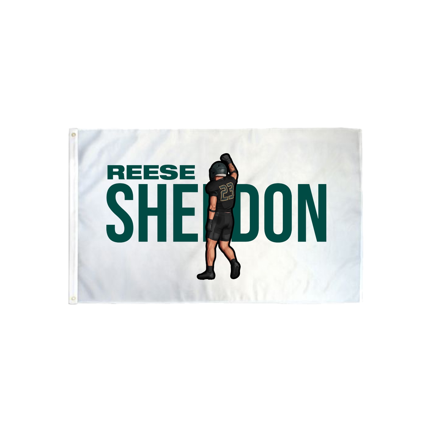3x5 Flag — Player Name in Classic
