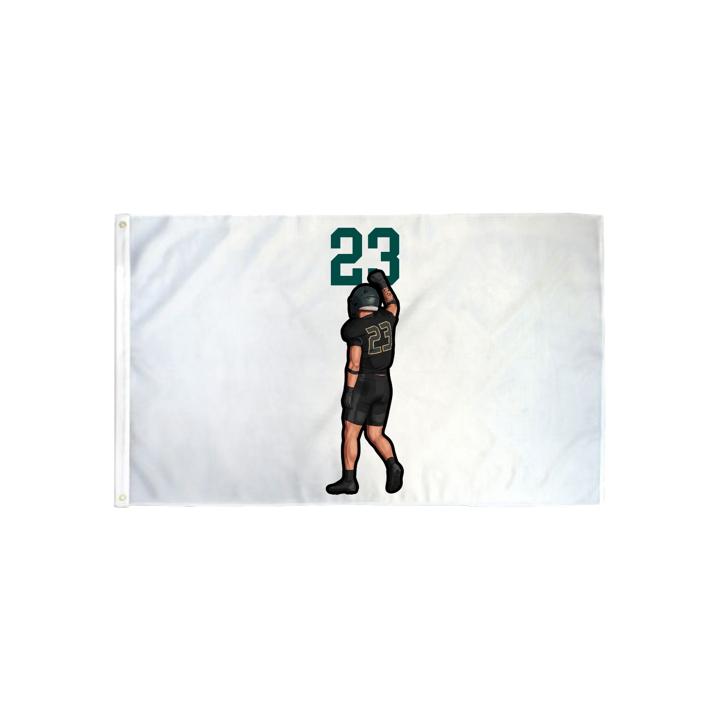 3x5 Flag — Number Top in Classic