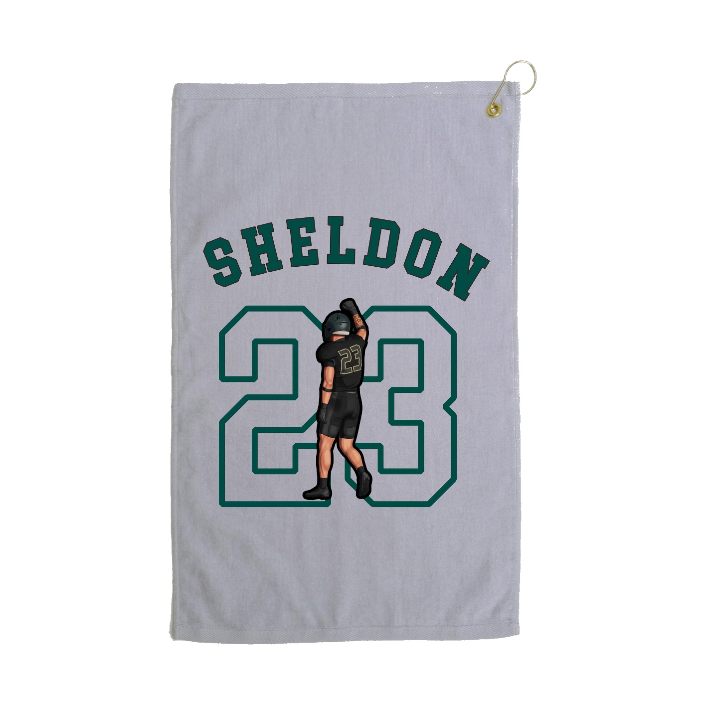 Golf Towel — Shirsey Arch in Grey