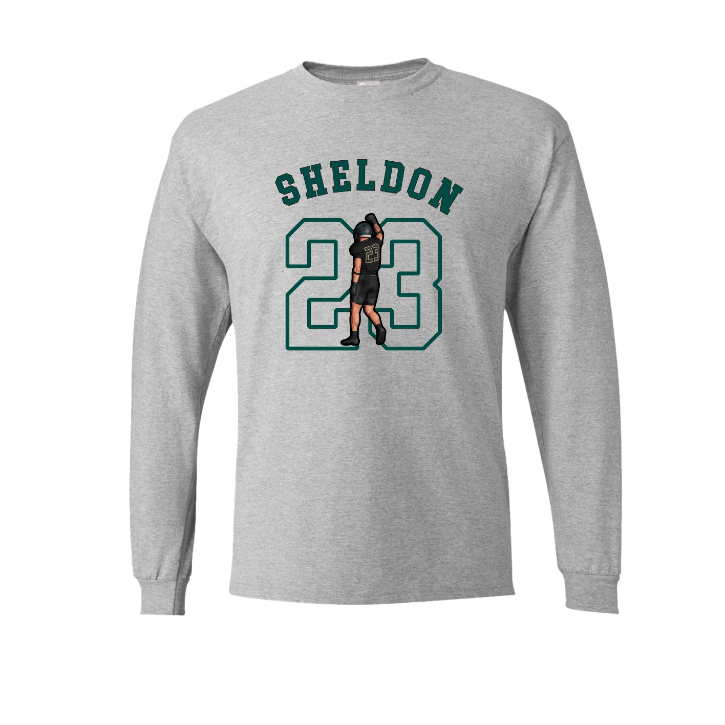 Long Sleeve Tee — Shirsey Arch in Grey