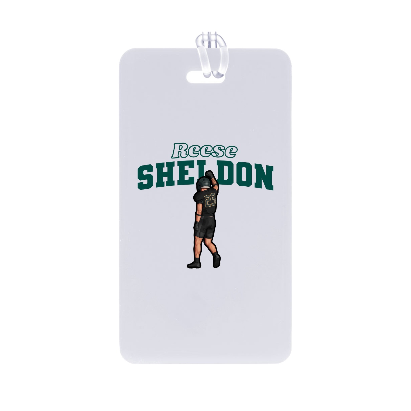 Bag Tag — Name Arch in Classic