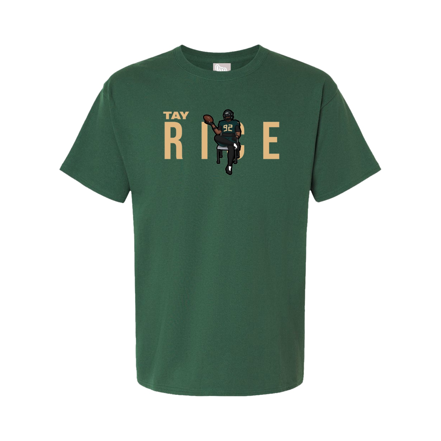 Youth Tee — Player Name in Green