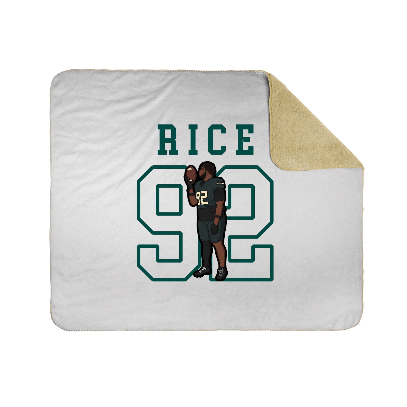 Throw Blanket — Shirsey in White