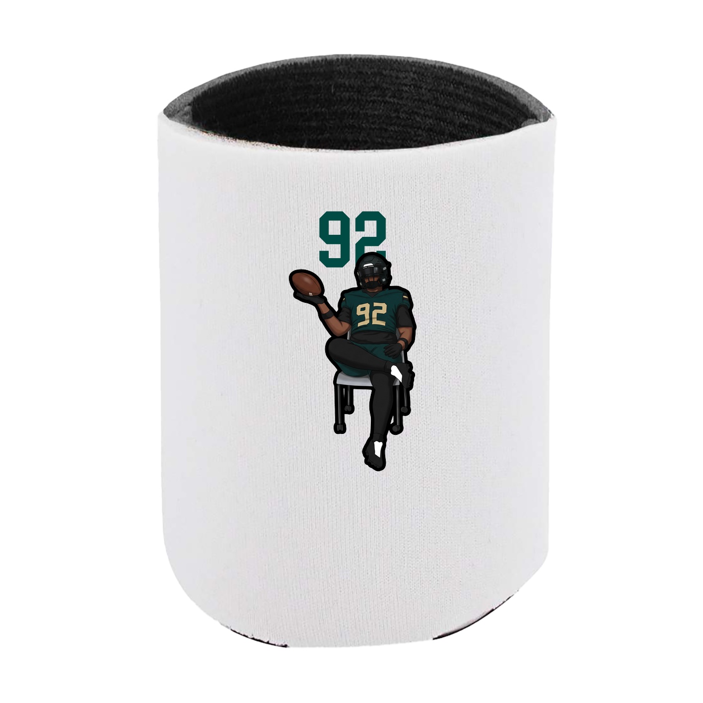 Can Holder — Number Top in White