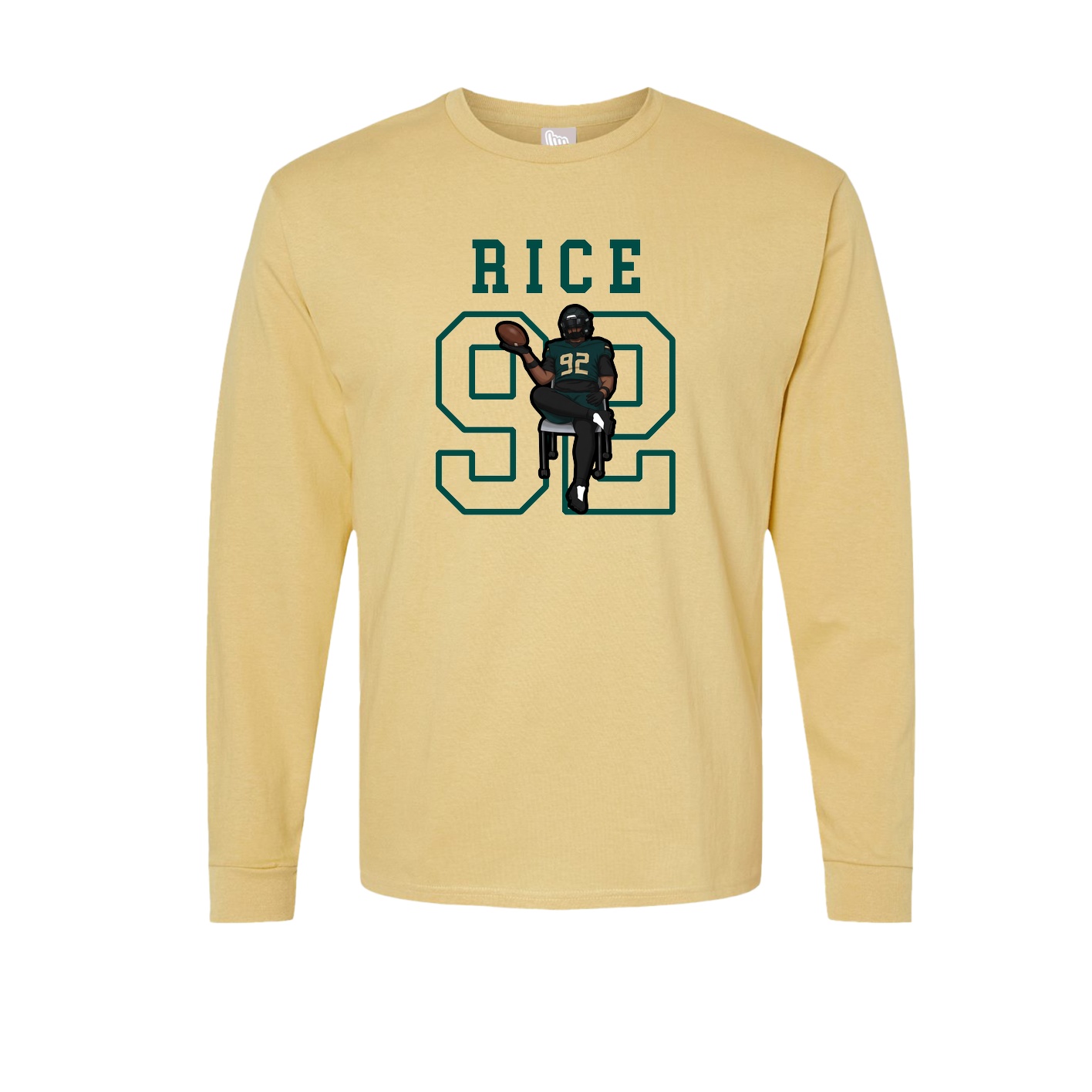 Long Sleeve Tee — Shirsey in Vegas Gold
