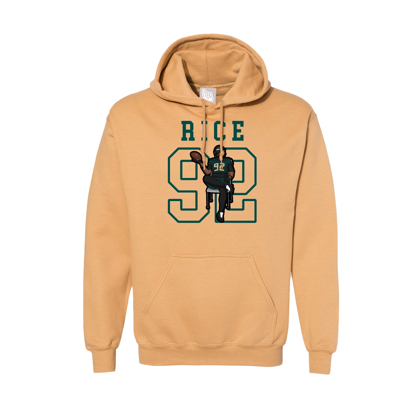 Hoodie — Shirsey in Vegas Gold