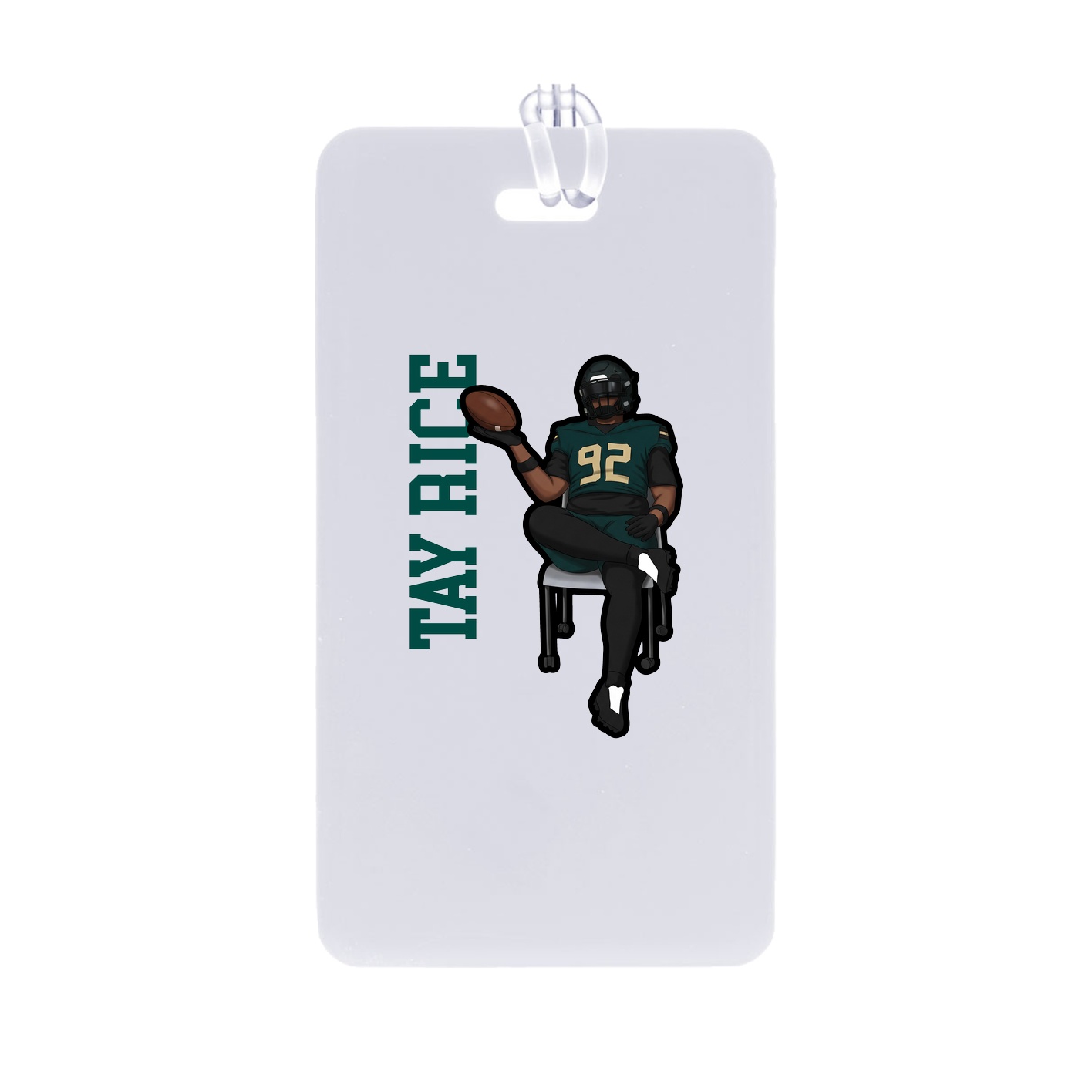 Bag Tag — Name Vertical in Classic