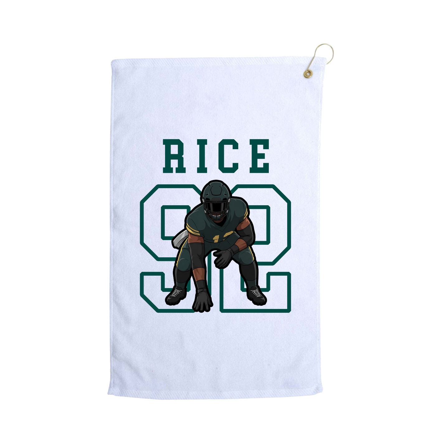 Golf Towel — Shirsey in White