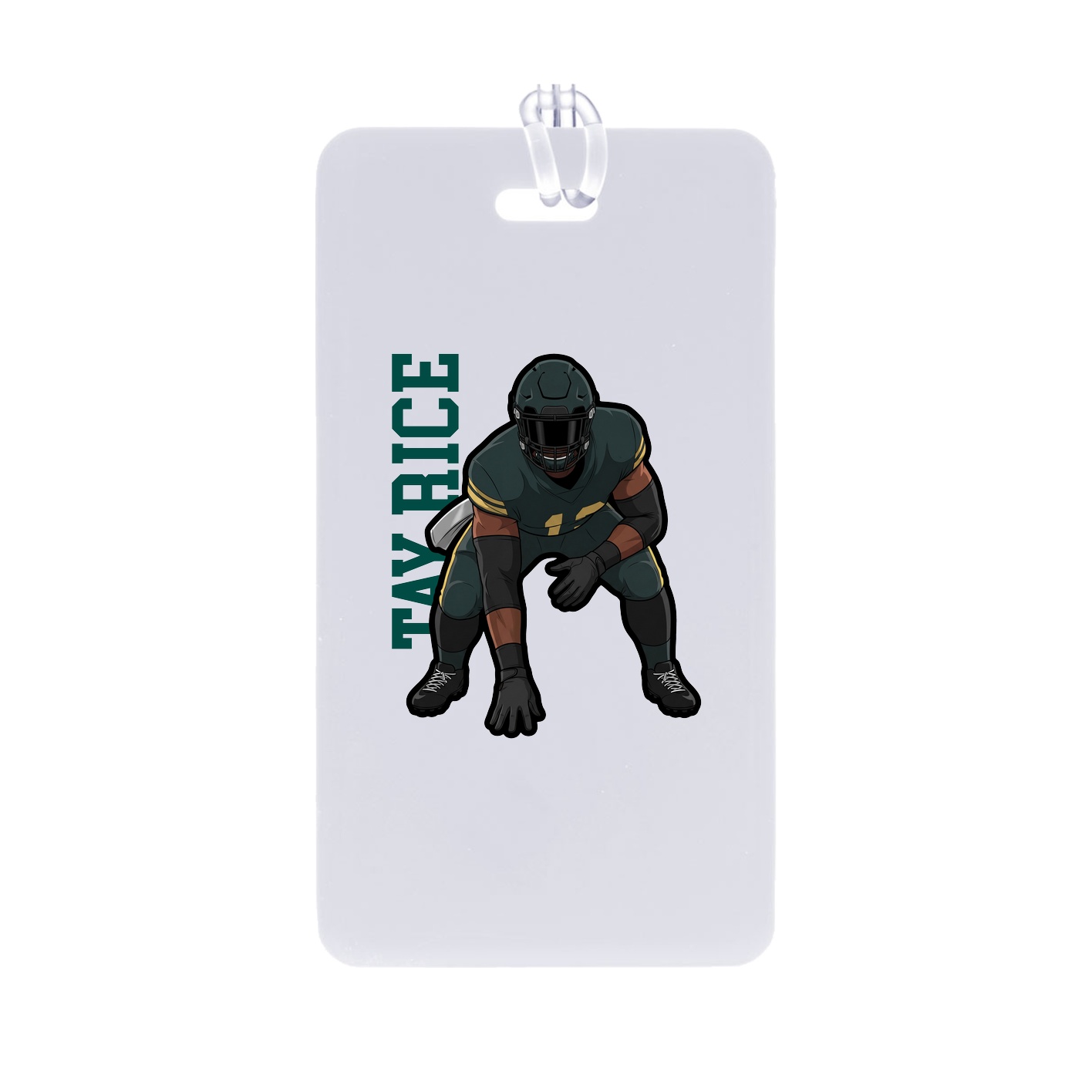Bag Tag — Name Vertical in Classic