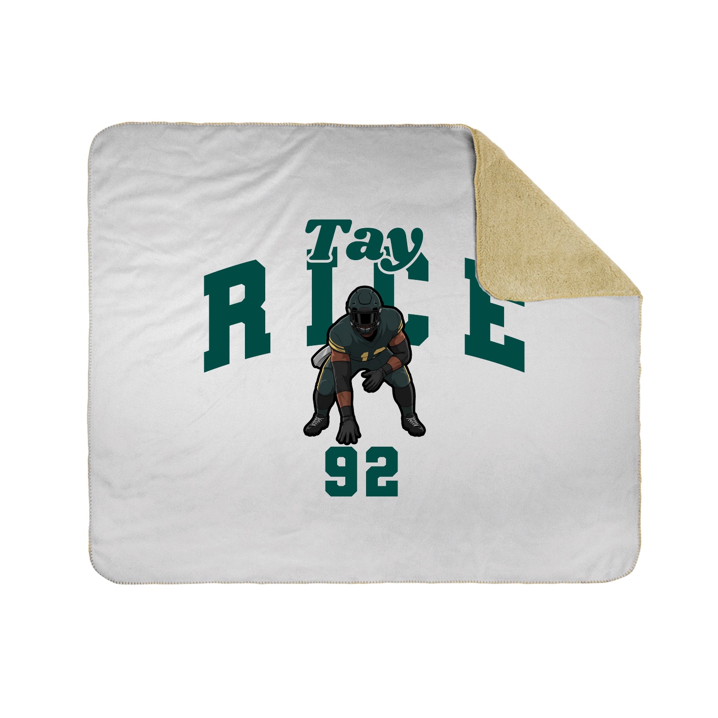 Throw Blanket — Signature Arch in White