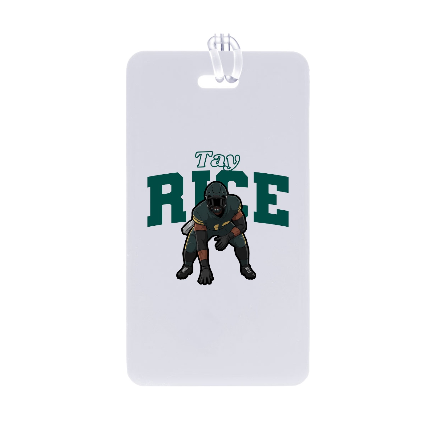 Bag Tag — Name Arch in Classic