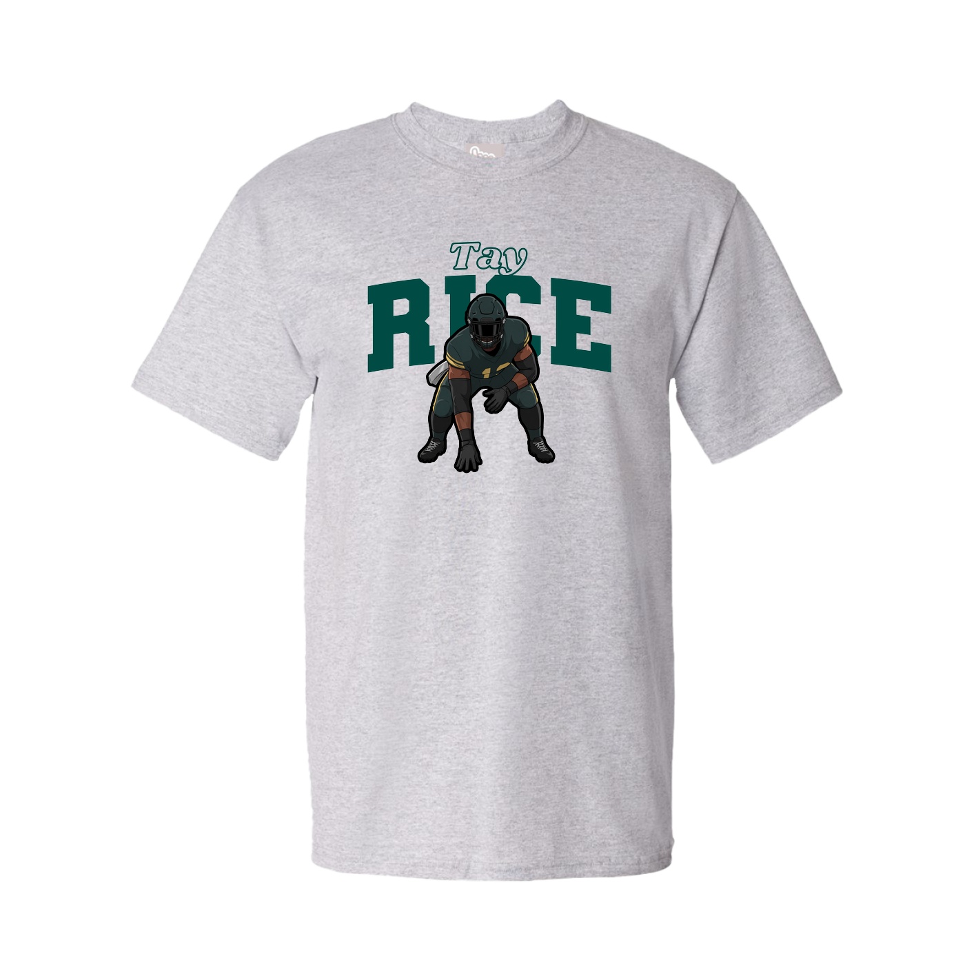 Tee — Name Arch in Grey