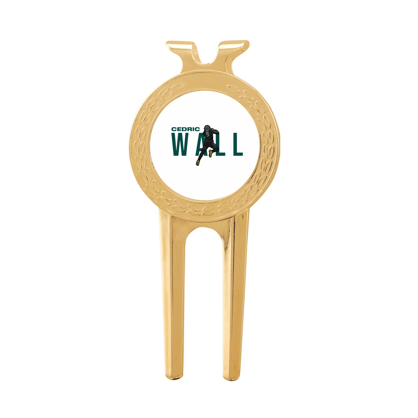 Divot Tool with Ball Marker — Player Name in Classic
