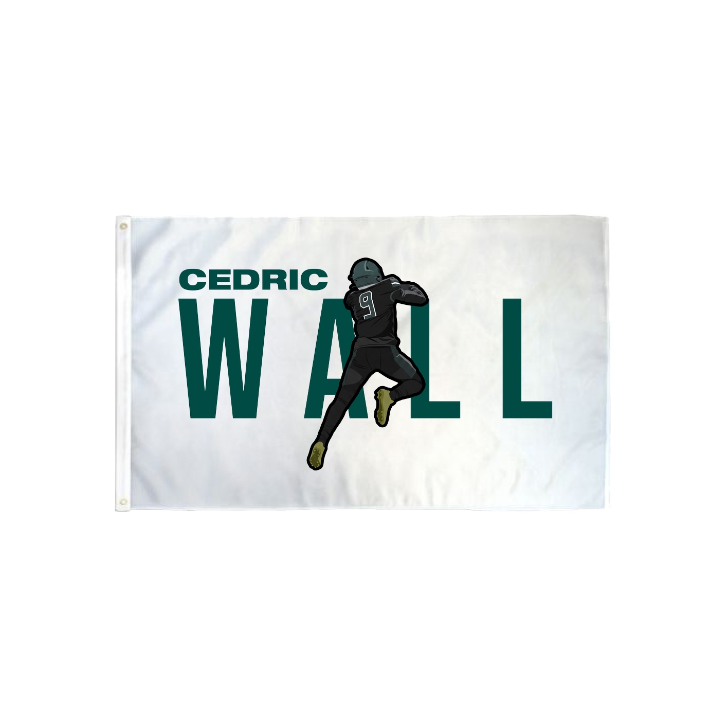 3x5 Flag — Player Name in Classic