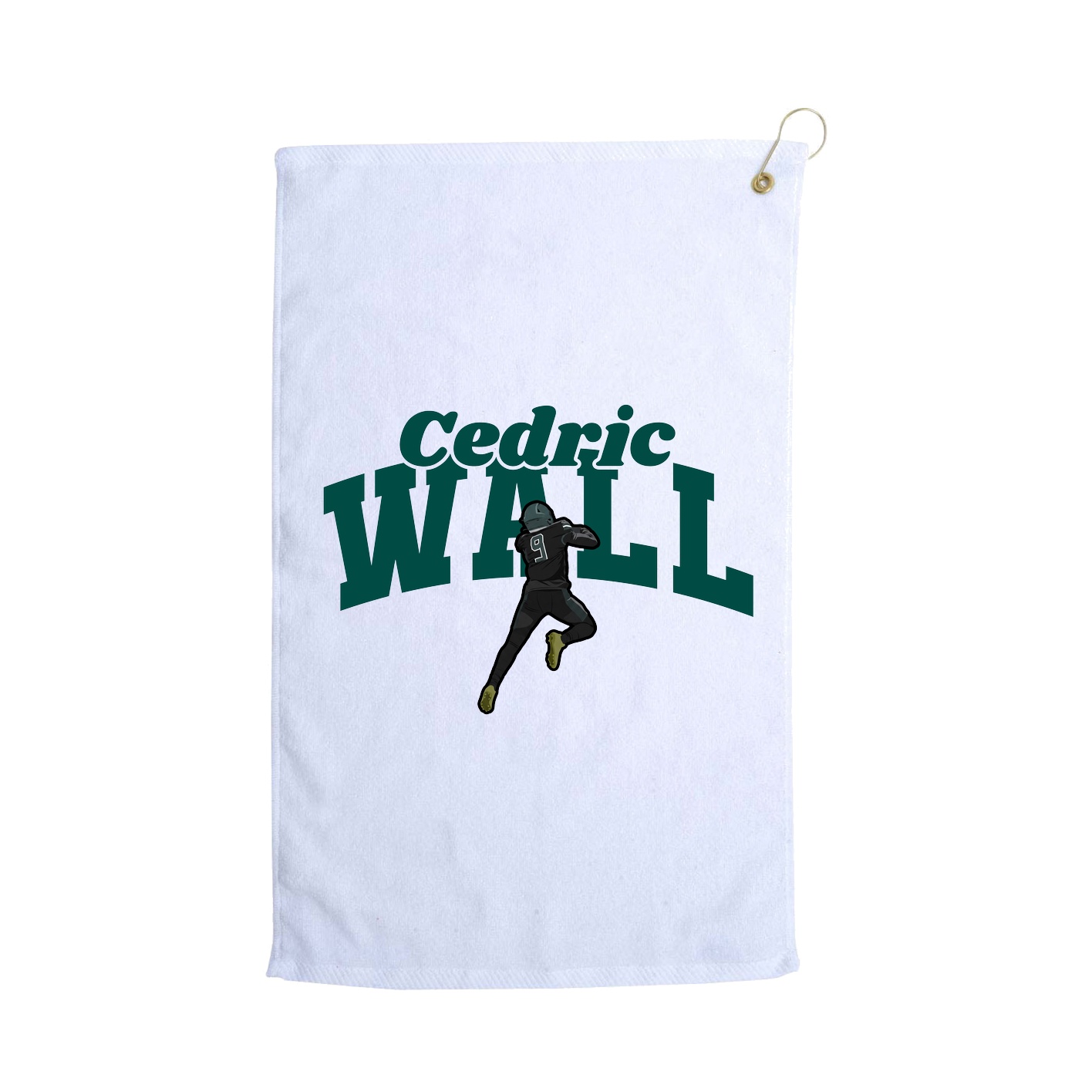 Golf Towel — Signature Arch in White