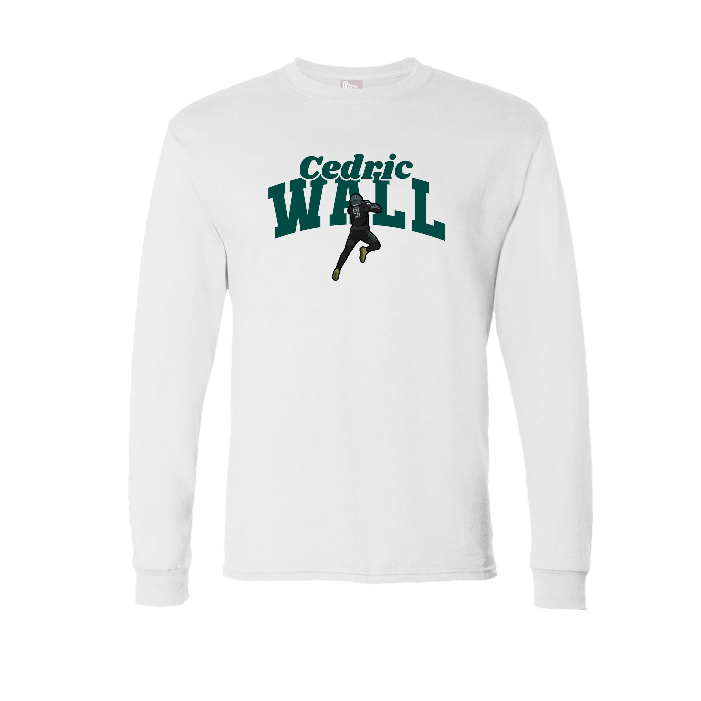 Long Sleeve Tee — Signature Arch in White