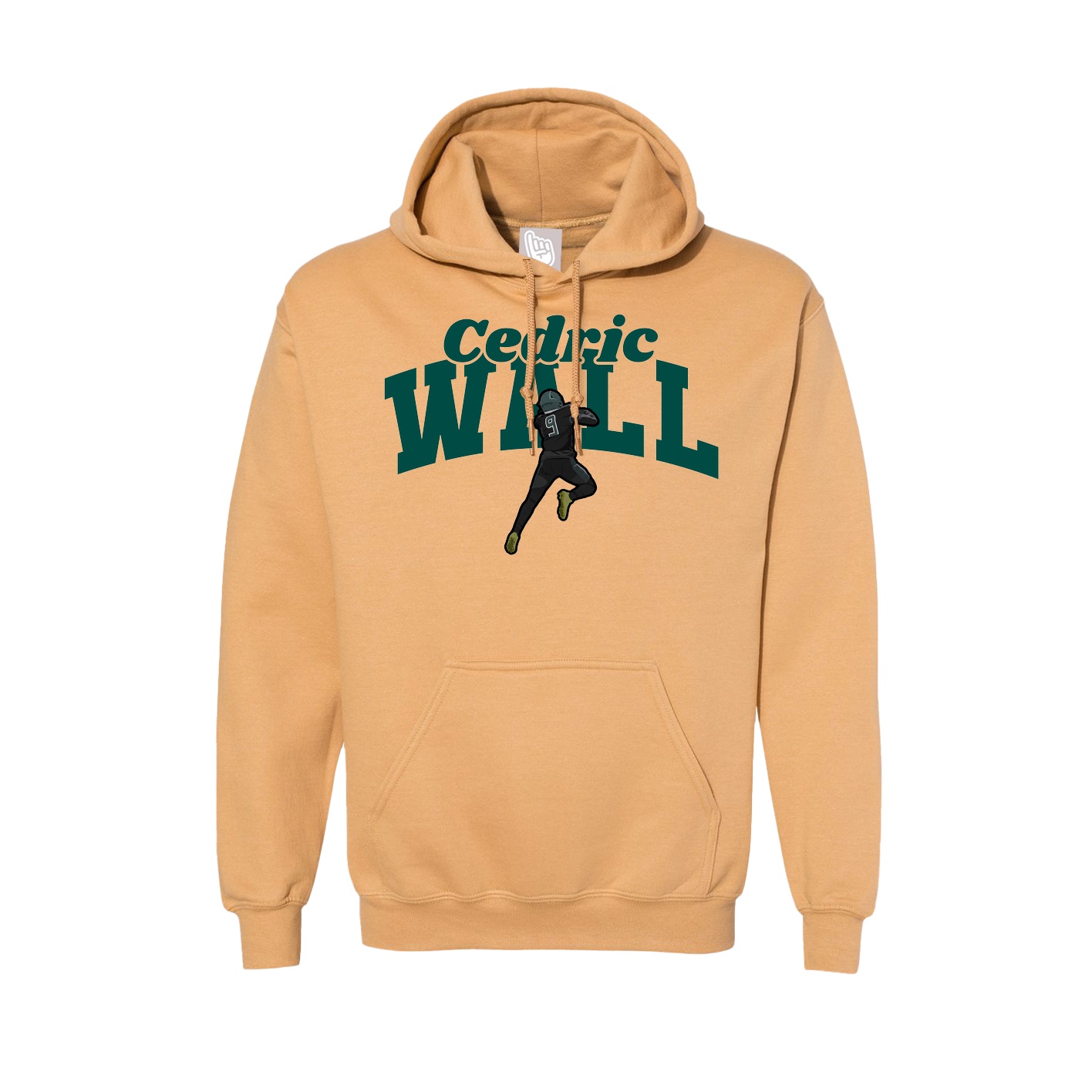 Hoodie — Signature Arch in Vegas Gold