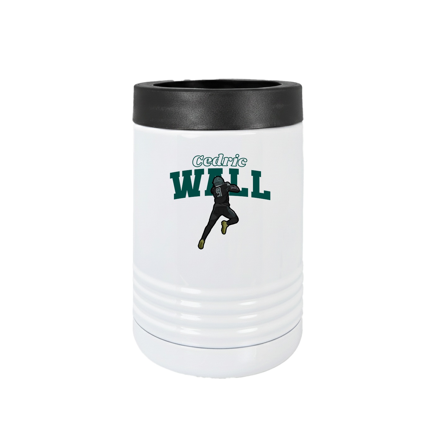 Beverage Holder — Name Arch in White