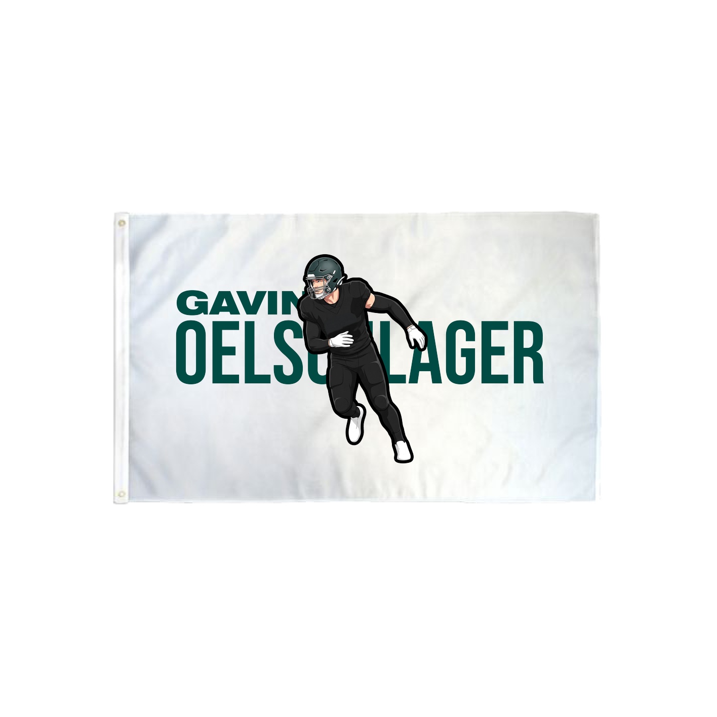 3x5 Flag — Player Name in Classic