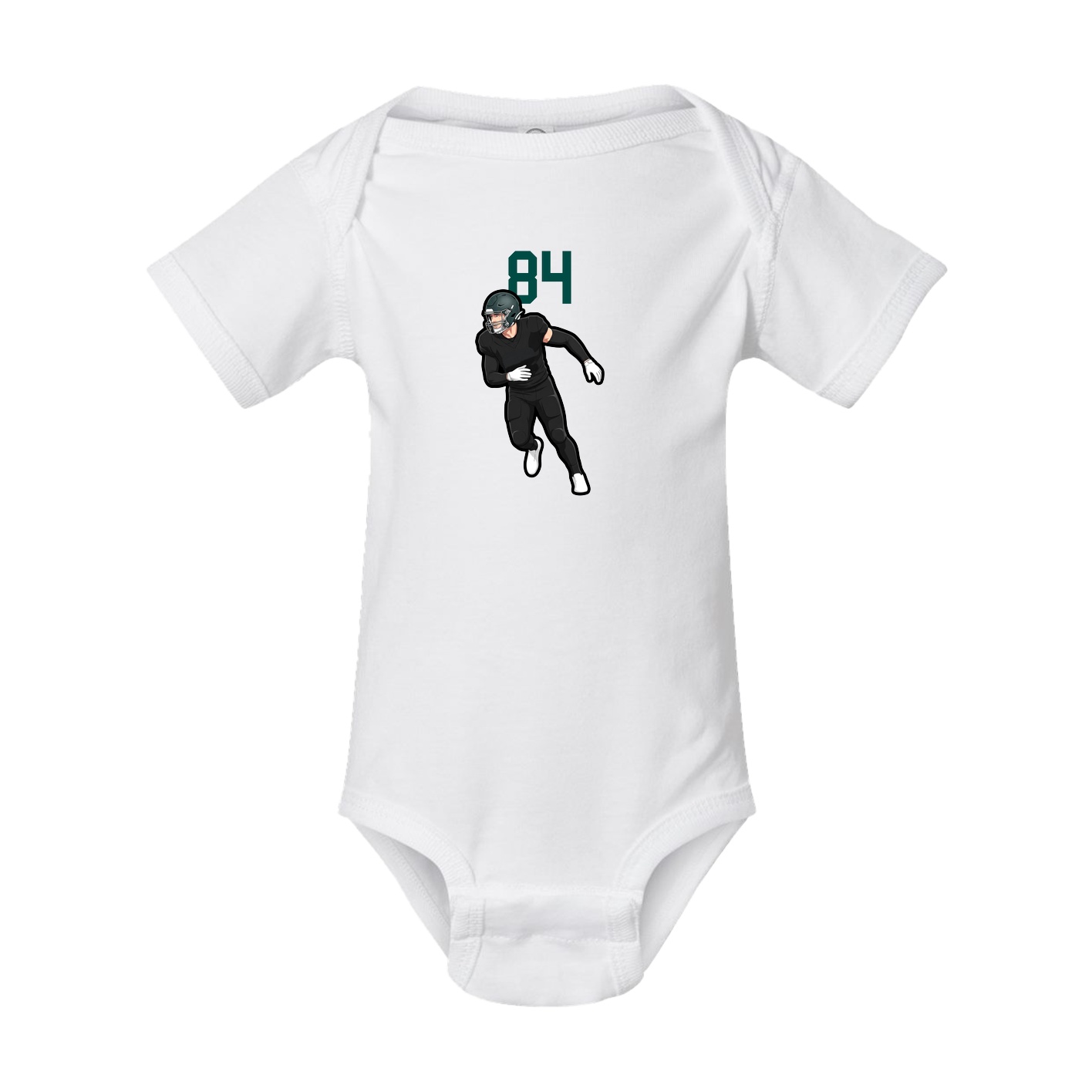 Baby Onesie — Number Top in White