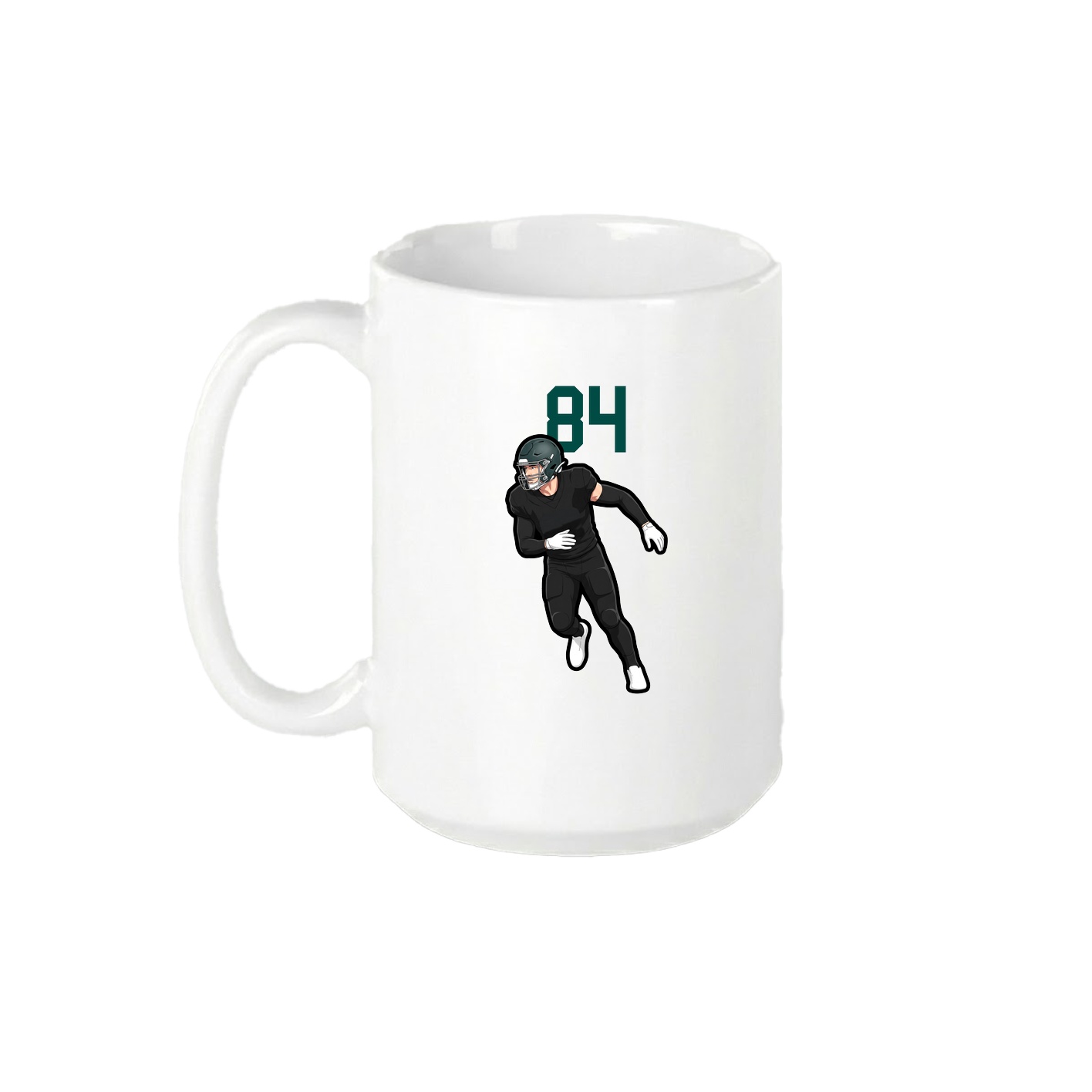 15oz Coffee Mug — Number Top in White