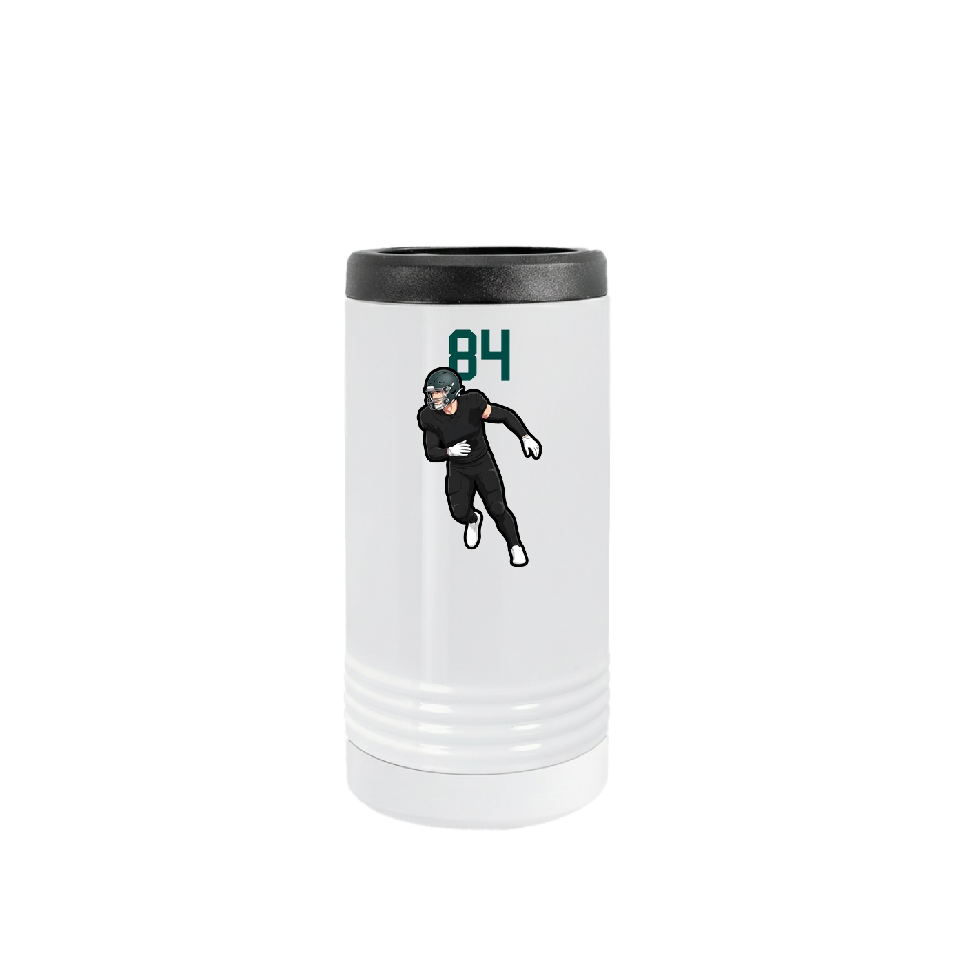 Slim Beverage Holder — Number Top in White