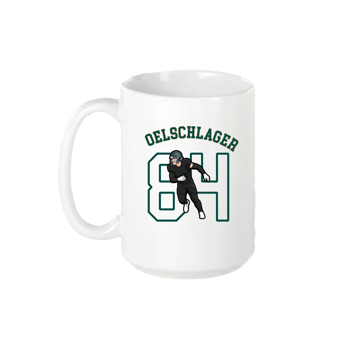 15oz Coffee Mug — Shirsey Arch in White