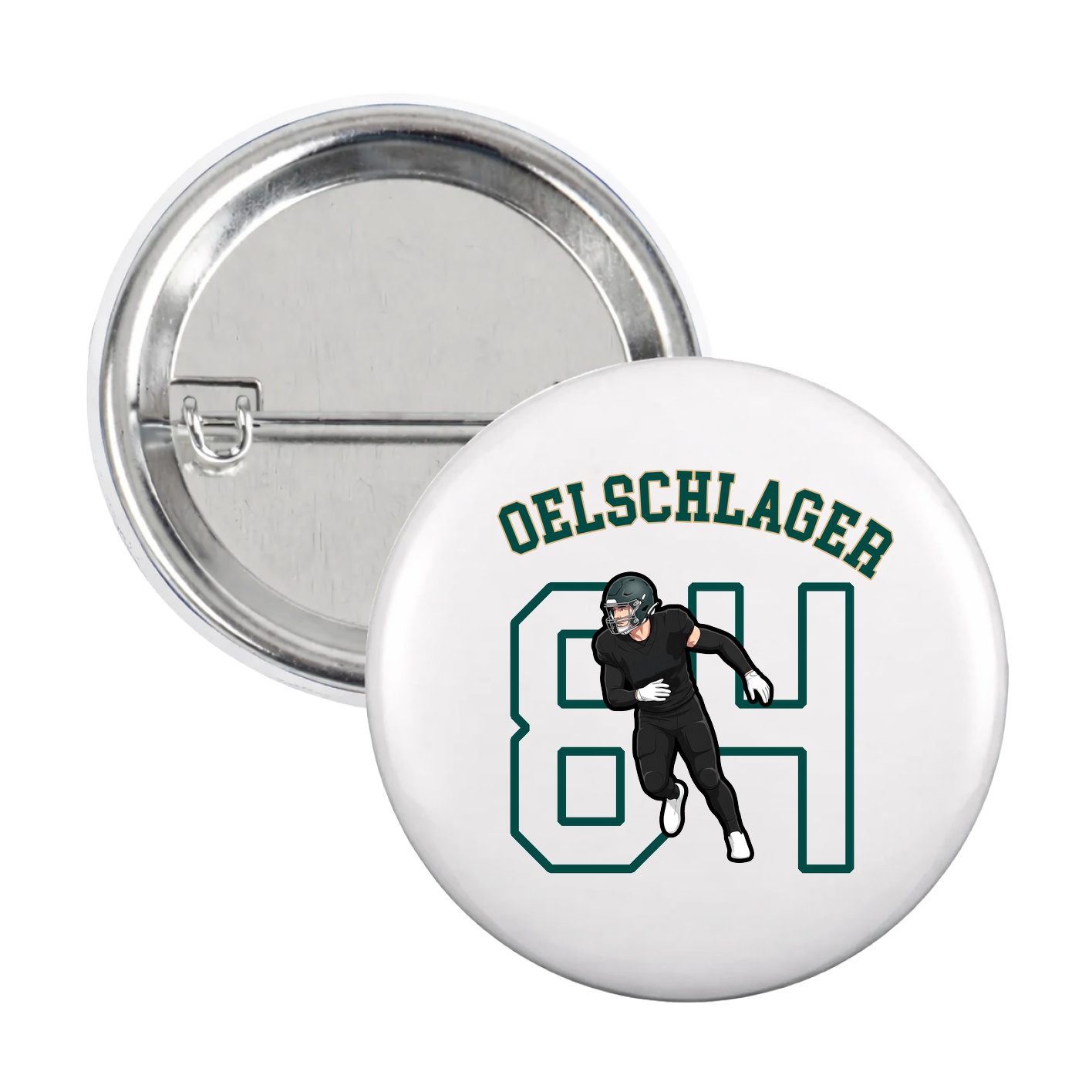 Game Day Button — Shirsey Arch in White