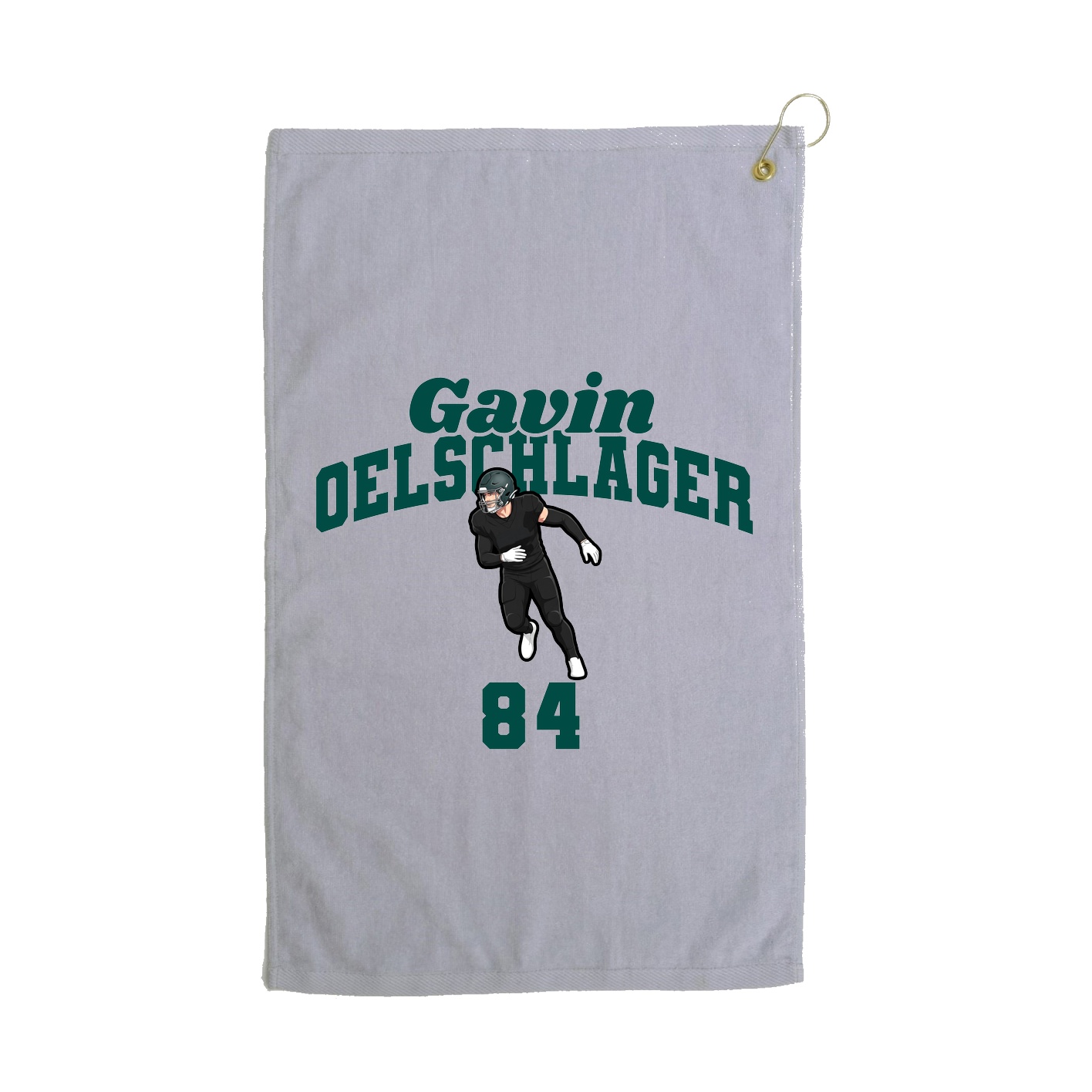 Golf Towel — Signature Arch in Grey